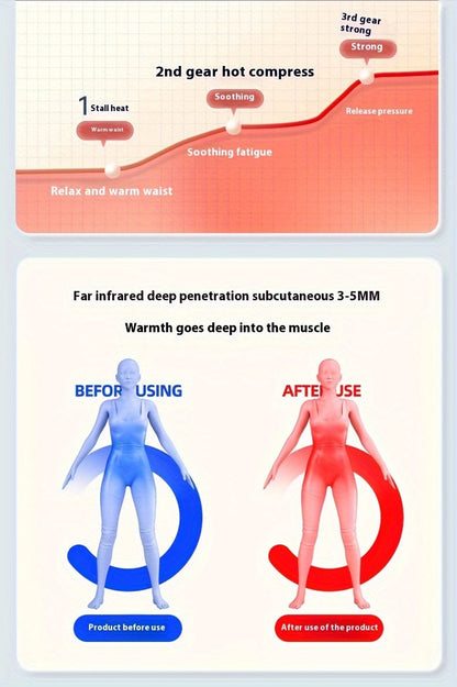 Lower back portable massager