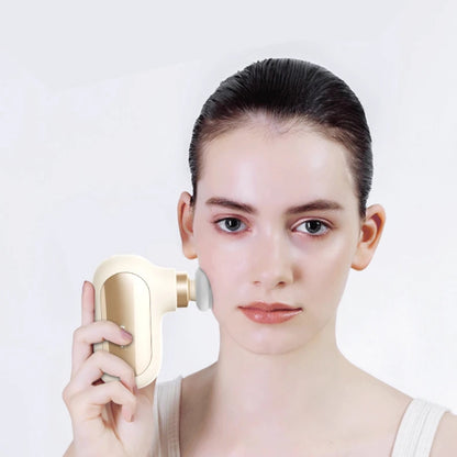 Portable Mini Massage Device – Pocket-Size Deep Tissue Massager with 5 Heads & 4 Speed Levels