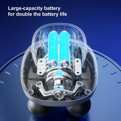 Four-Head Percussion Fascia Massager – Automatic Mini Electric Device for Muscle Relaxation