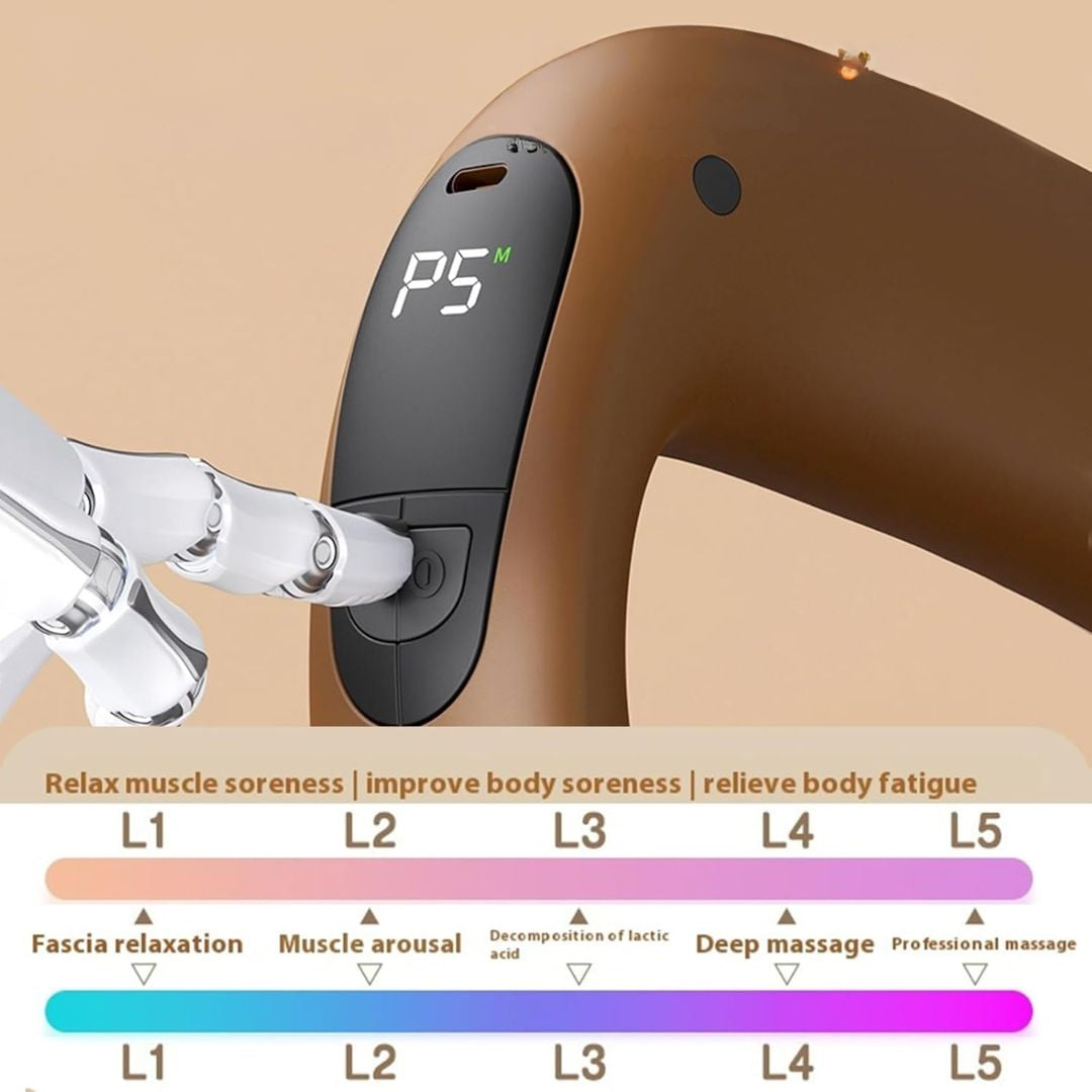 Fascia Massage Instrument – Vibration Shoulder & Neck Yoga Ring Relief Tool