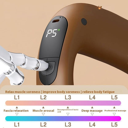 Fascia Massage Instrument – Vibration Shoulder & Neck Yoga Ring Relief Tool