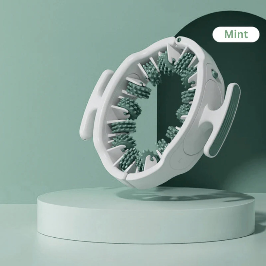 Round Ring Anti-Cellulite Deep Tissue Massage Roller – 14-Wheel Full-Body Massager for Smoother, Firmer Skin