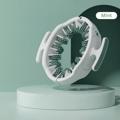 Round Ring Anti-Cellulite Deep Tissue Massage Roller – 14-Wheel Full-Body Massager for Smoother, Firmer Skin