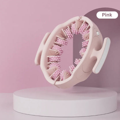 Round Ring Anti-Cellulite Deep Tissue Massage Roller – 14-Wheel Full-Body Massager for Smoother, Firmer Skin