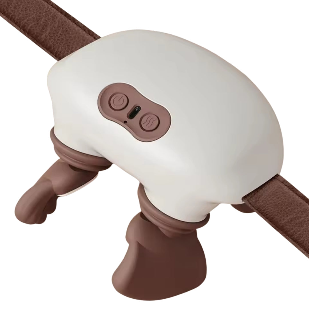 Bionic Neck & Shoulder Massager – Heated Wireless Kneading Device with Contoured Fit & 3-Level Modes