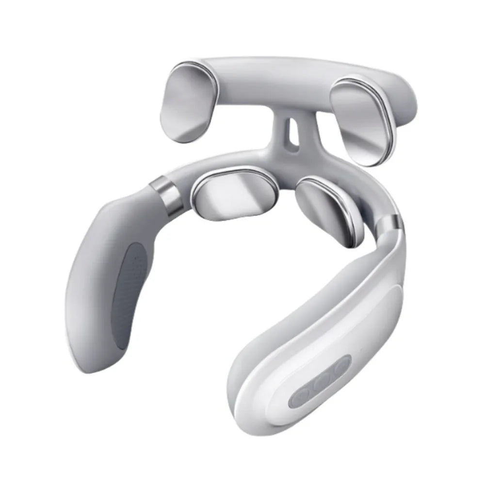 Electric Neck Massager with Heat – 4 Heads, 6 Modes, 14 Intensity Levels