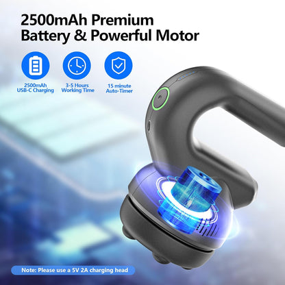 Handheld Mini Orbital Buffer Massager – Adjustable Multi-Speed Vibration Device for Full-Body Relaxation