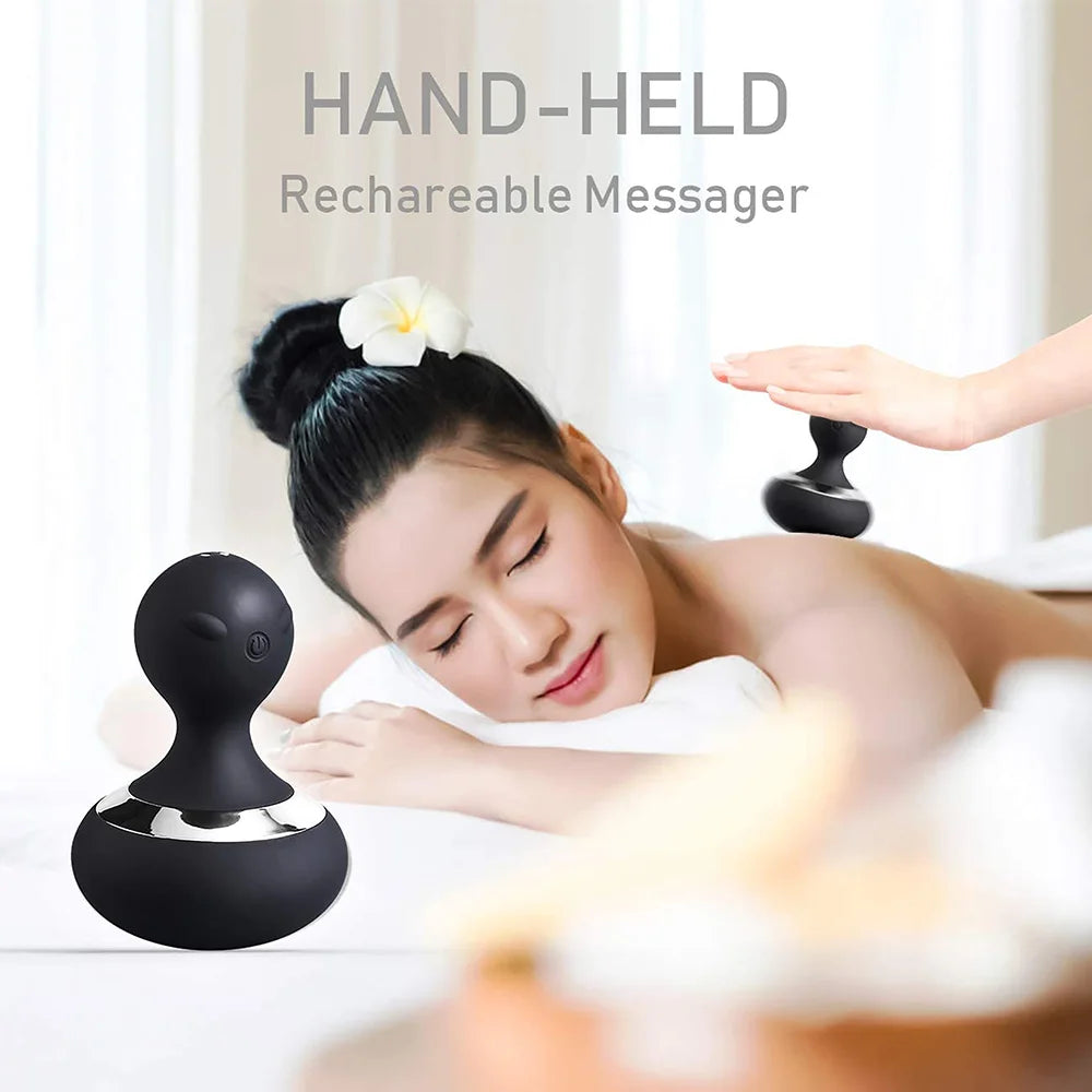 Multi-Function Silicone Body Massager – 10-Mode Low-Noise Rechargeable Relaxation Device