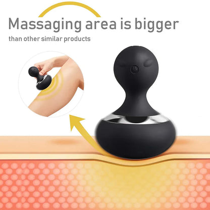 Multi-Function Silicone Body Massager – 10-Mode Low-Noise Rechargeable Relaxation Device