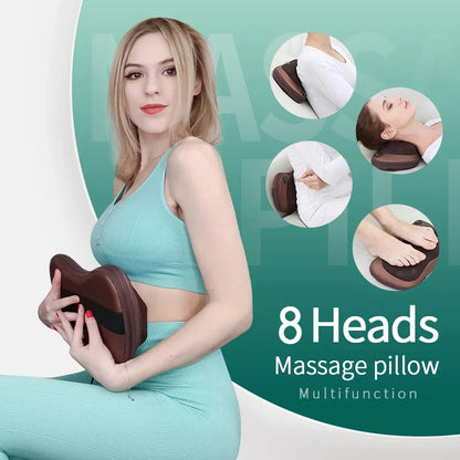 Deep Kneading Massage Pillow – Back & Neck Relaxation