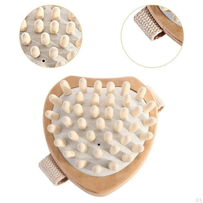 Wooden Body Massage Brush - Muscle Relaxation Handheld Guasha