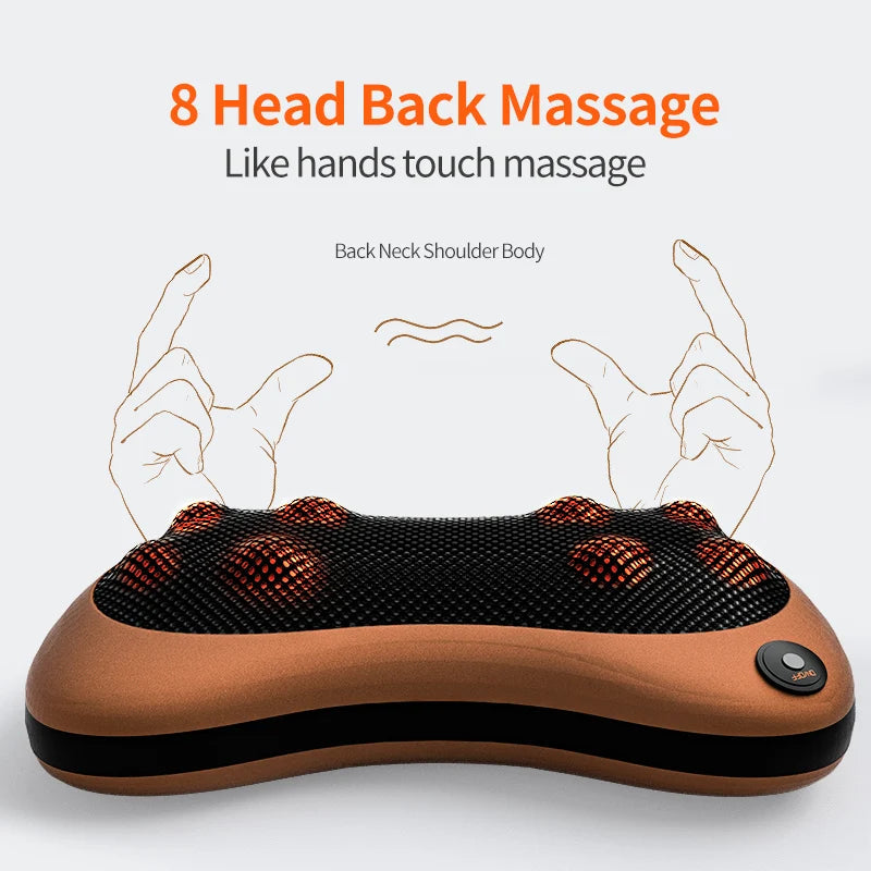 Deep Kneading Massage Pillow – Back & Neck Relaxation