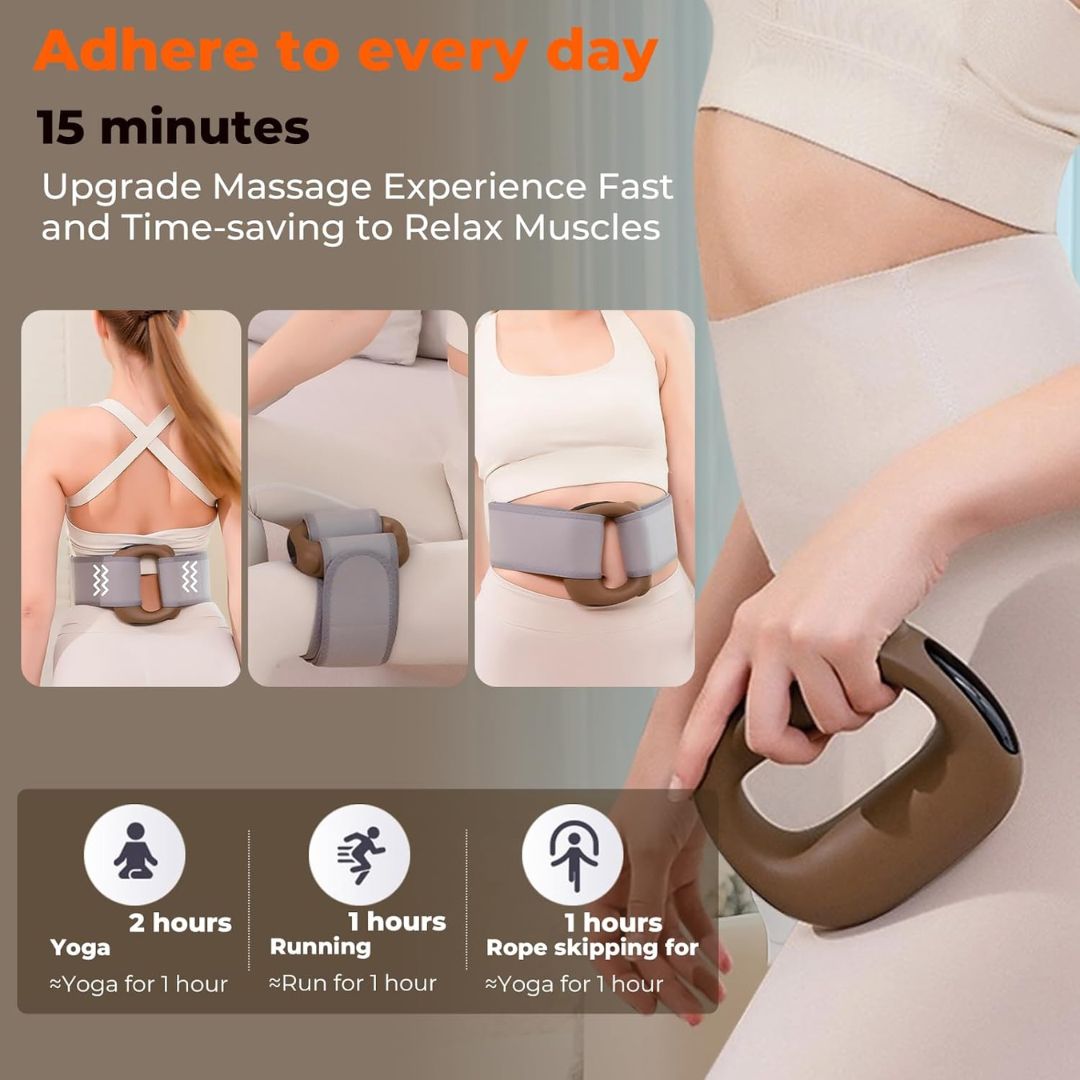 Fascia Massage Instrument – Vibration Shoulder & Neck Yoga Ring Relief Tool