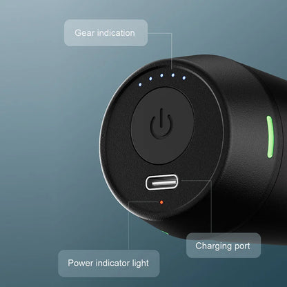 5500–7000 RPM Cordless Vibration Massage – Full Body Muscle Relaxation Tool