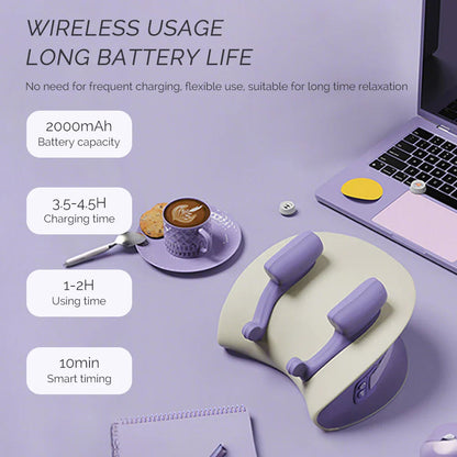 Wireless Heated Massager - Relieve Neck & Muscle Tension