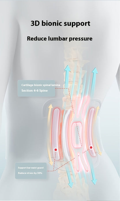 Lower back portable massager