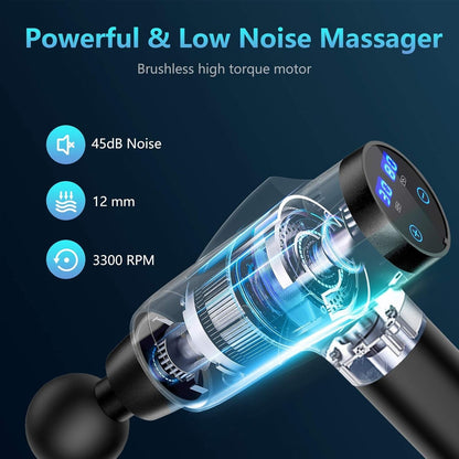 6-Head Deep Tissue Massager - Back, Neck & Shoulder Relief