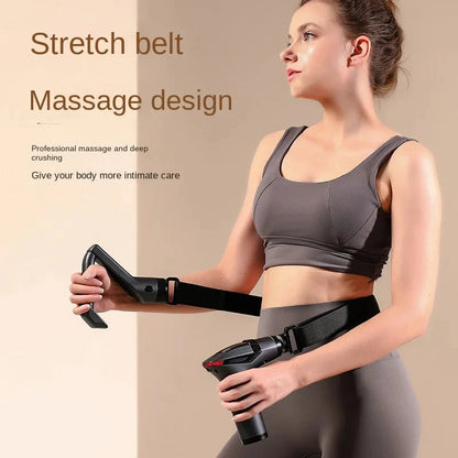 Long-Handle Electric Percussion Massage Device – Deep Tissue Body Massager for Muscle Relaxation