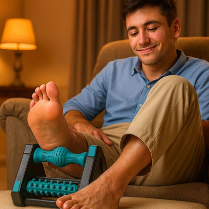 3-in-1 Foot Roller Massager with Ice Therapy – Gentle Cooling Relief